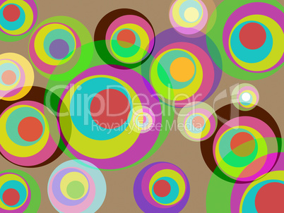 Background Color Indicates Template Colourful And Multicoloured