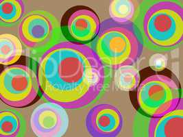 Background Color Indicates Template Colourful And Multicoloured