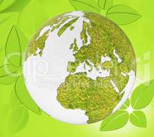 Nature World Represents Global Environmental And Natural