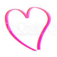 Heart Copyspace Represents Valentine's Day And Blank