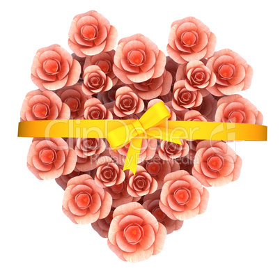 Roses Gift Represents Greeting Romance And Valentines