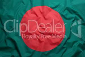 Textile flag of Bangladesh