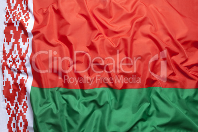 Textile flag of Belarus