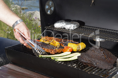 Barbeque grill outdoor