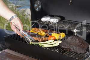 Barbeque grill outdoor