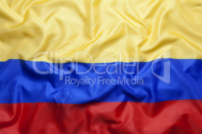 Textile flag of Colombia