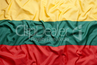 Textile flag of Lithuania