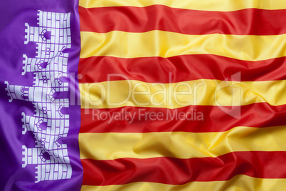 Textile flag of Majorca