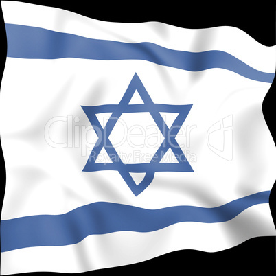 Israel Flag Indicates Middle East And Countries
