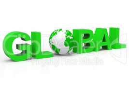 Globe Global Indicates Worldwide Corporate And Commerce