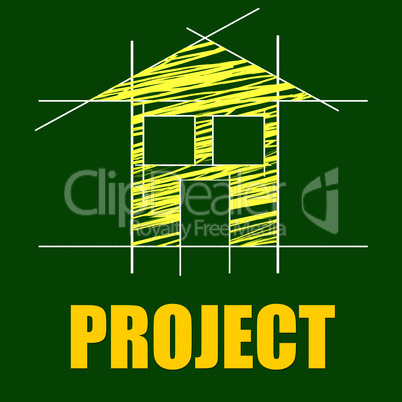 Construction Plans Means Project Management And Apartment