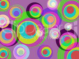 Circles Color Represents Round Abstract And Multicoloured