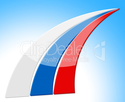 Russia Flag Means Patriotism Countries And Country