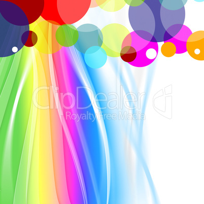Pastel Color Indicates Spheres Ball And Backdrop