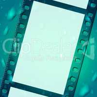Filmstrip Background Represents Empty Space And Abstract