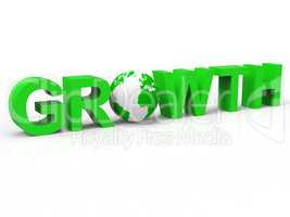 Financial Growth Means Expansion Development And Growing