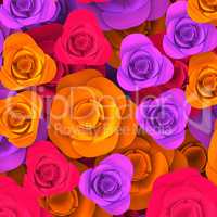 Color Roses Indicates Background Valentines And Colourful
