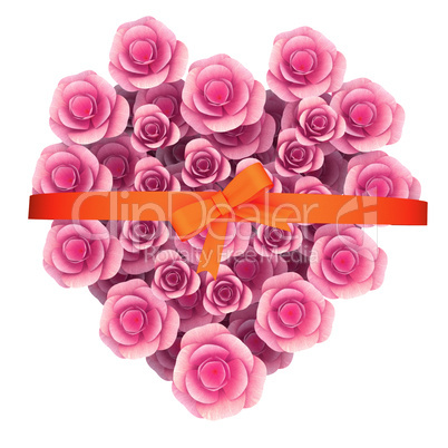 Roses Gift Indicates Giftbox Petals And Valentines