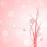 Background Floral Indicates Bloom Abstract And Petals