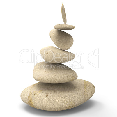 Spa Stones Shows Perfect Balance And Balancing
