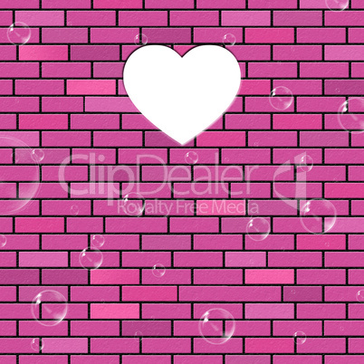 Brick Wall Means Text Space And Abstract