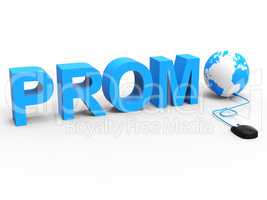 Global Promo Means World Wide Web And Websites