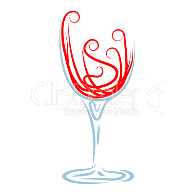 Wine Glass Shows Celebrations Celebrate And Winery