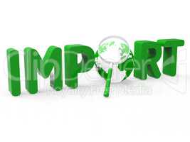 Import Worldwide Means Buy Abroad And International