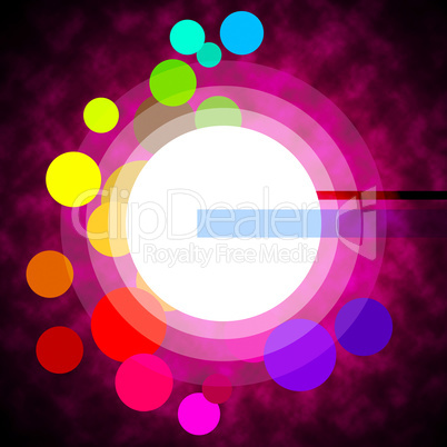 Background Circles Represents Light Burst And Backgrounds