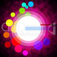 Background Circles Represents Light Burst And Backgrounds