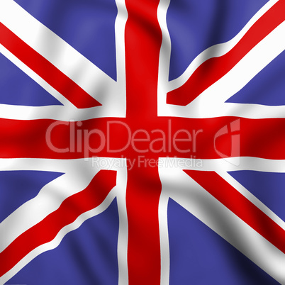 Union Jack Indicates English Flag And Britain