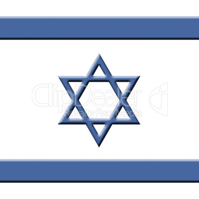 Israel Flag Indicates Middle East And Destination