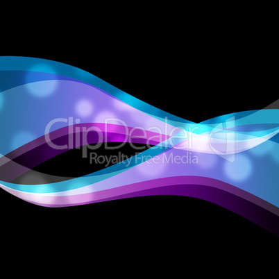 Blue Purple Swirls Background Means Curvy Lines.