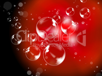 Abstract Bubbles Background Means Creative Soapy Bubbles.