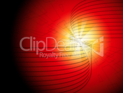 Abstract Lineal Background Shows Artistic Design Or Curvy Art.