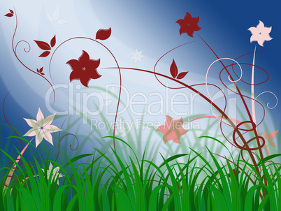 Elegant Floral Background Shows Natural Beauty Or Blooming Seaso