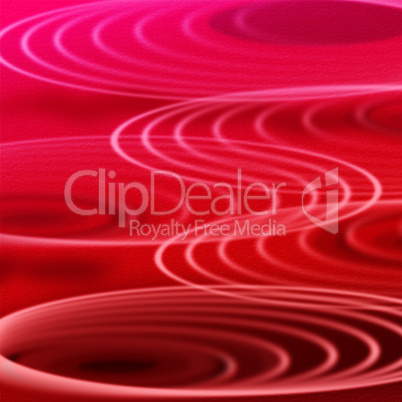 Red Rippling Background Means Curvy Lines And Round .