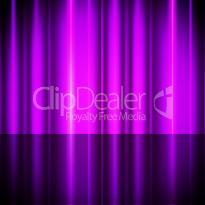 Purple Curtains Background Shows Theater Or Stage.