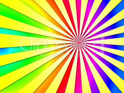Colourful Dizzy Striped Tunnel Background Shows Dizzy Illustrati