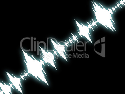 Sound Wave Background Shows Equalizer Or Amplifier.