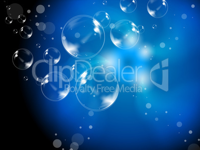 Abstract Bubbles Background Means Soapy Spheres Wallpaper.