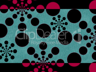 Dots Background Means Round Shapes And Blobs.