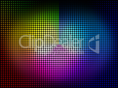 Color Wheel Background Means Colors Hues And Chromatic.