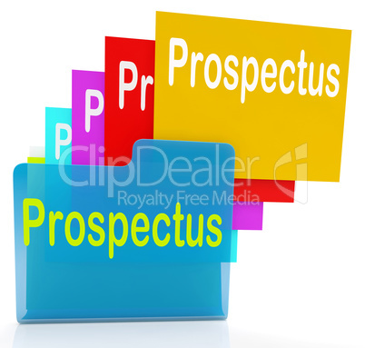 Prospectus Files Shows Folder Inform And Business