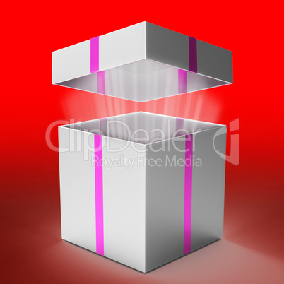 Gift Celebration Indicates Box Fun And Gift-Box