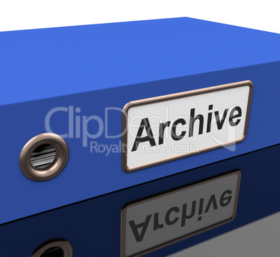 File Archive Means Catalog Document And Documentation