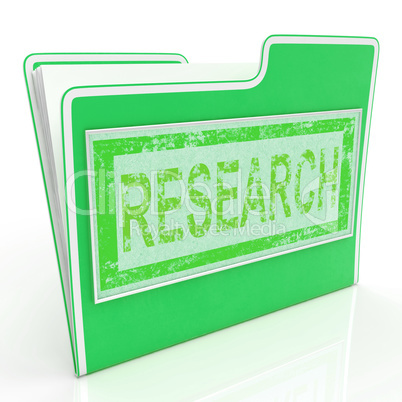 File Research Shows Gathering Data And Researcher