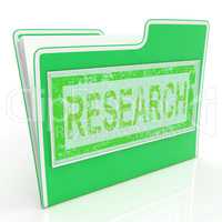 File Research Shows Gathering Data And Researcher