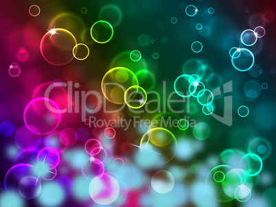 Background Bokeh Shows Abstract Blur And Color