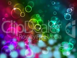 Background Bokeh Shows Abstract Blur And Color
